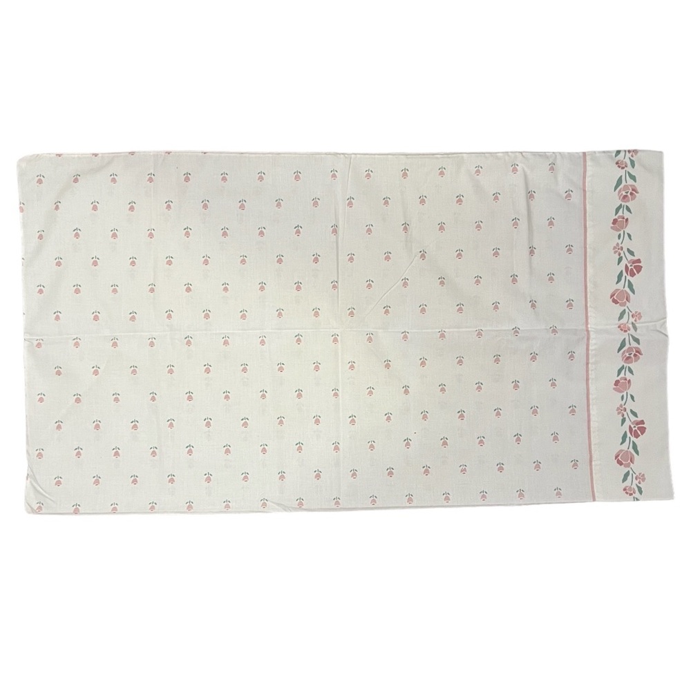VTG JP STEVENS & CO Single Stitched Floral Pillow Case